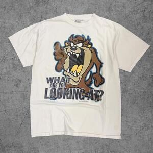 1997 Taz Devil Looney Tunes ‘What Are You Looking At?’ tee